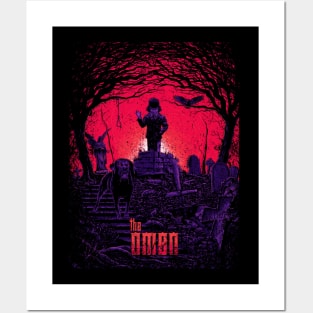The Devil's Prodigy The Omen T-Shirt - Embrace the Sinister Power Posters and Art